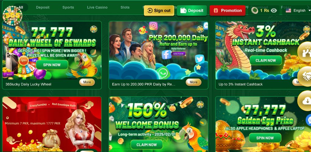 365 Lucky Game
